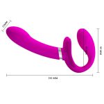 Pretty Love Valerie Strapless Strap on - Fuchsia - Image 8