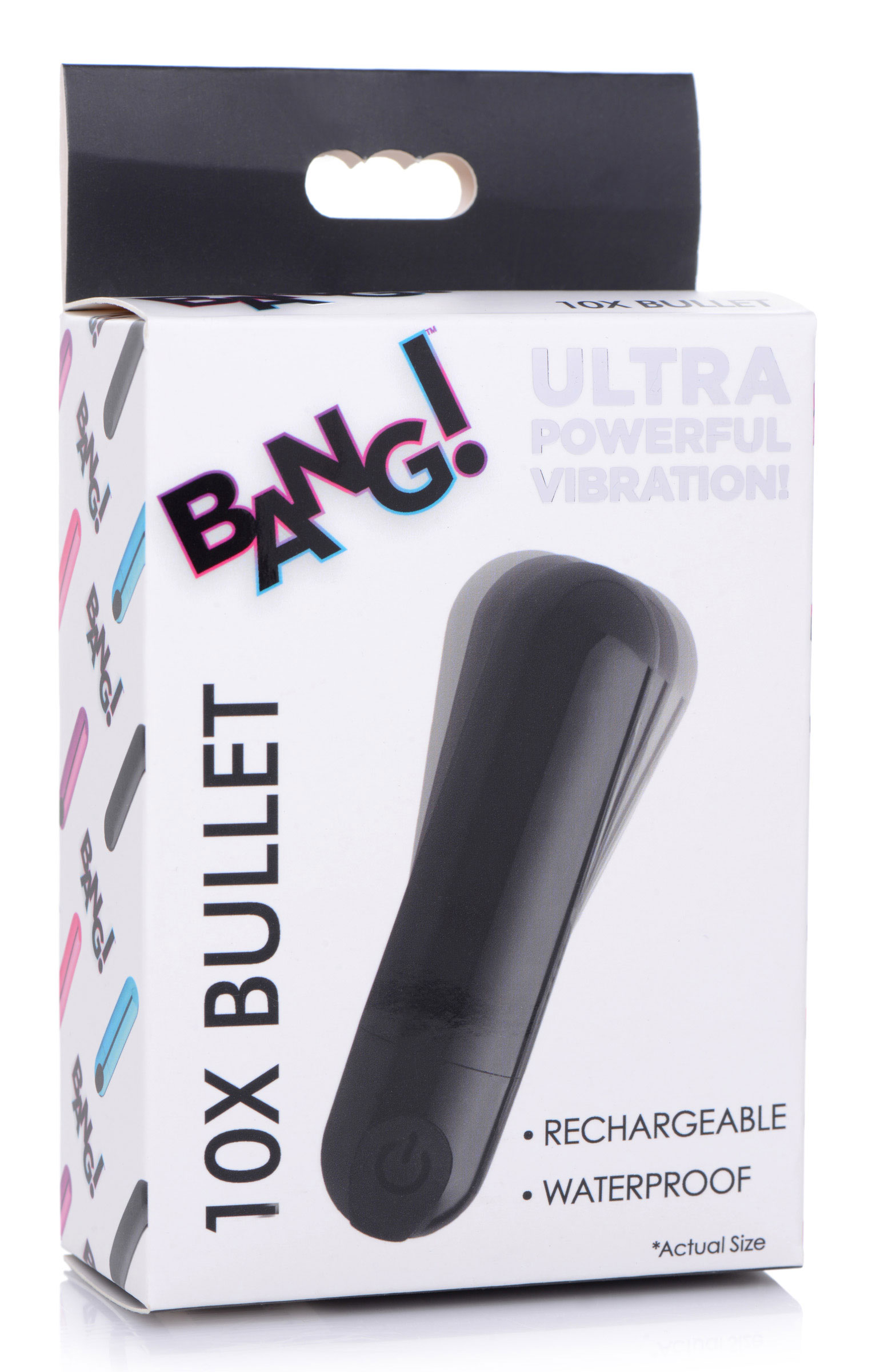 E5oLfYl15q1fvZi5MuwQLjT2lR3On6es 10x Rechargeable Vibrating Metallic Bullet - Black - Image 1