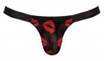 Kiss Me - Micro Thong v - Small/ Medium - Sheer Lips - Image 4