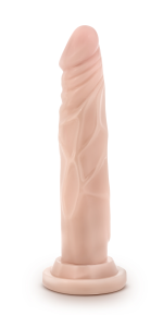 Dr. Skin Silicone - Dr. Carter - 7 Inch Dong With Suction Cup - Vanilla - Image 3