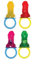 Bachelorette Party Favors Candy Pecker Pacifier 48 Pieces Display