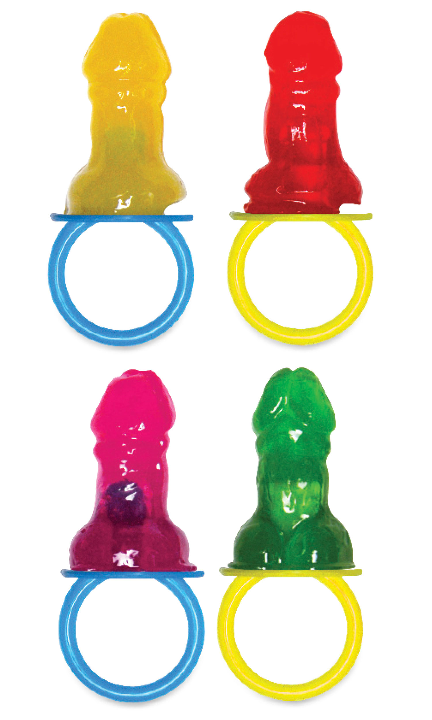 EHWB7vGuVLi5Hzk67fIujD4tFM5m9Vs8 Bachelorette Party Favors Candy Pecker Pacifier 48 Pieces Display - Image 1