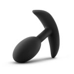 Anal Adventures - Platinum - Silicone Vibra Slim Plug - Small - Black - Image 3