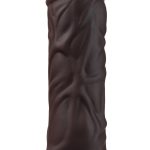 Dr. Skin Silicone - Dr. David - 8 Inch Vibrating Dildo - Brown