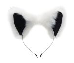 White Fox Tail Anal Plug and Ears Set - Image 4