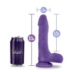 Au Natural - Bold - Thrill - 8.5 Inch Dildo - Purple - Image 4