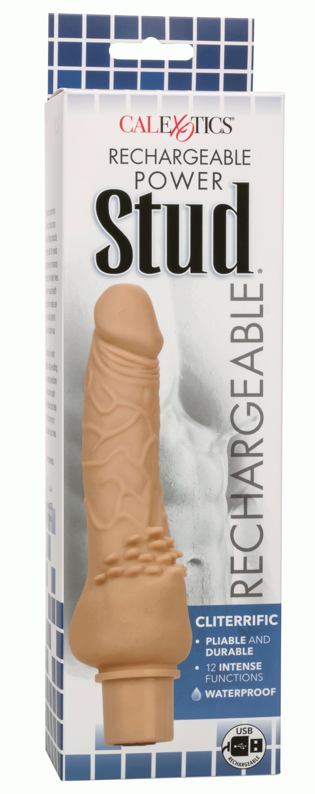 EukY4aDSyhTqnjVIw5BQDAUjzMZWNow8 Rechargeable Power Stud Cliterrific - Ivory - Image 1