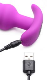 21x Silicone Swirl Plug With Remote - Purple - Image 5