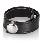 Leather Black 3-Snap Ring - Image 5
