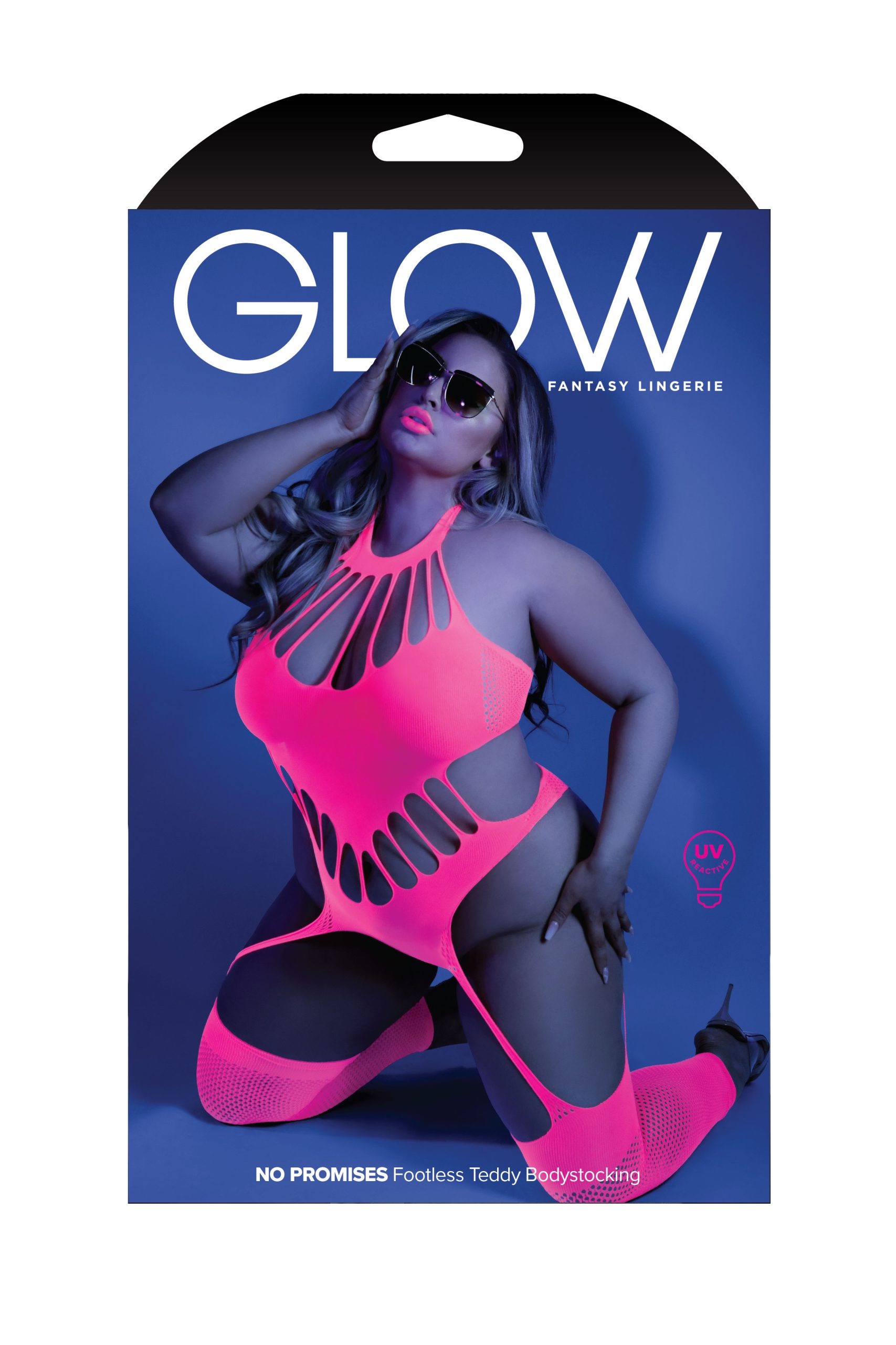 FALTtDEan3JDqQiz1qnmdXPhAQMR29jL No Promises Teddy Bodystocking - Queen - Neon Pink - Image 1