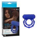 Silicone Rechargeable 10 Bead Maximus Ring - Blue - Image 8