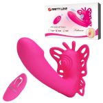 Pretty Love Katherine Wearable Butterfly Vibrator - Fuchsia - Image 8