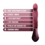 Temptasia - Trixie - Thrusting Dildo - Wine - Image 4