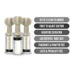Temptasia - Clit and Nipple Twist Suckers - Set of 3 - Clear - Image 4