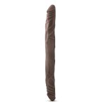 Dr. Skin - 14 Inch Double Dildo - Chocolate - Image 2