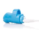 Charged Fingo Rechargeable Finger Vibe - Blue - Image 3
