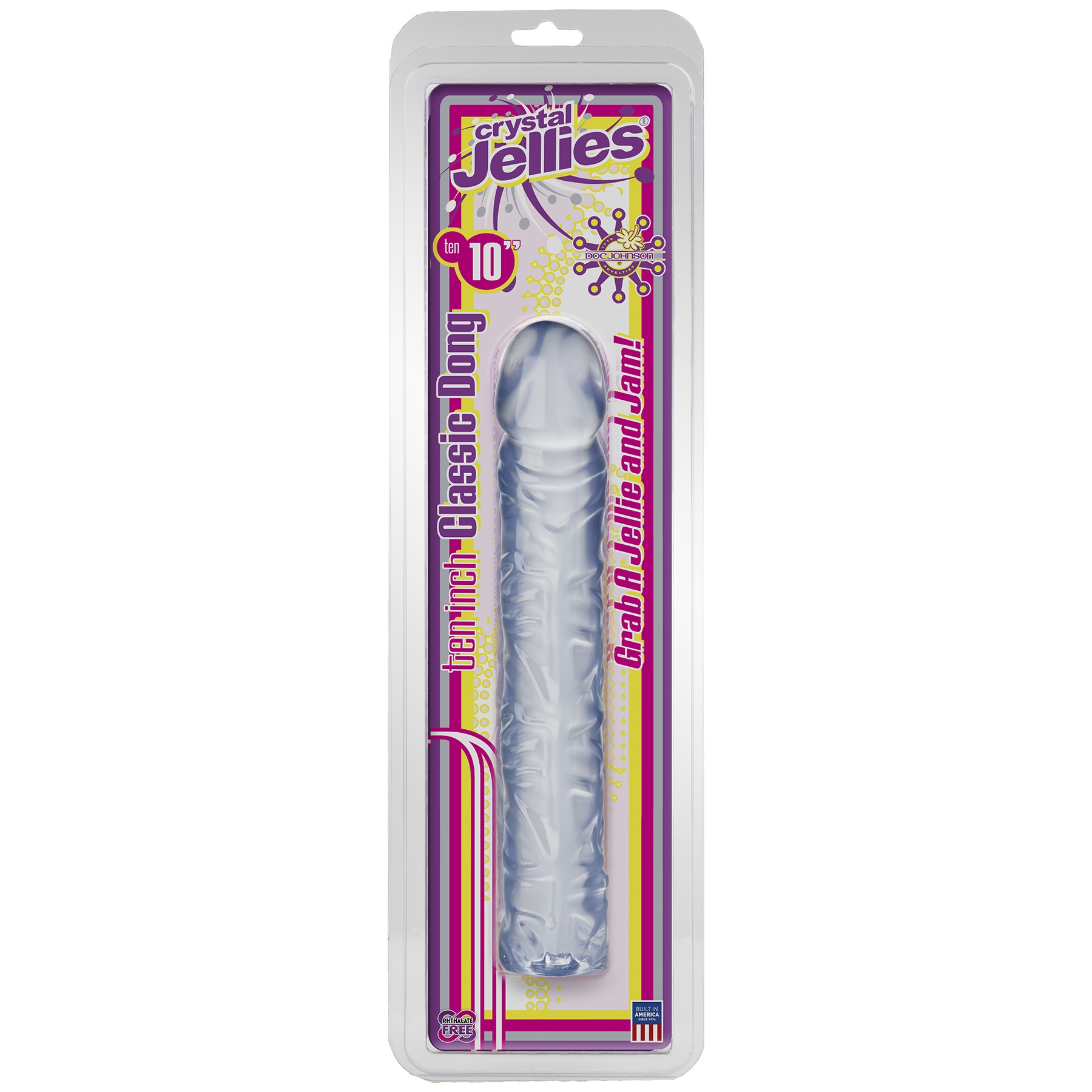 FWdPICHMaKQLosSK2NhHUits8RQOLdX6 Crystal Jellies Classic Dong 10 Inch - Clear - Image 1