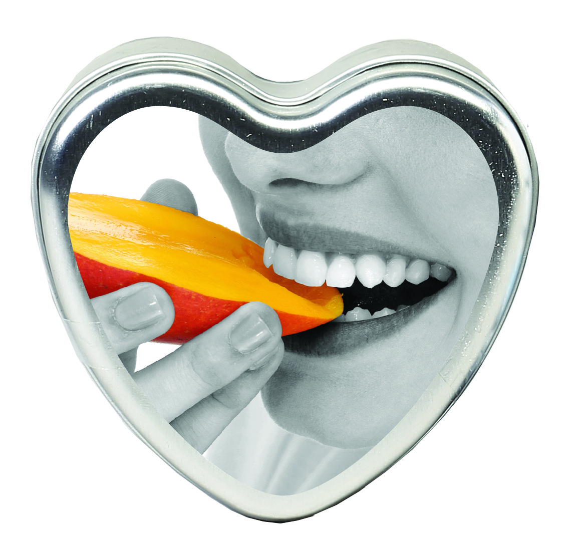 FZJhEE4wE3T3yhrUmBycmUrxRu7Wj1v7 Edible Heart Candle - Mango - 4 Oz. - Image 1