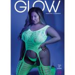 Supersonic Mosaic Bodystocking - Queen - Neon Green