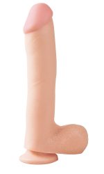 Basix Rubber Works - 10 Inch Dong With Suction Cup - Flesh - Image 2