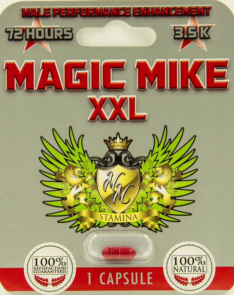 GPe6roNcLnRzFCJbE7oRyovJA3aq0Hpt Magic Mike XXL Male Performance Enchancement - 1 Capsule Blister Card - Image 1