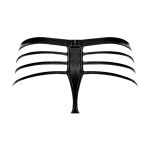 Cage Matte Cage Thong - L/ XL - Black