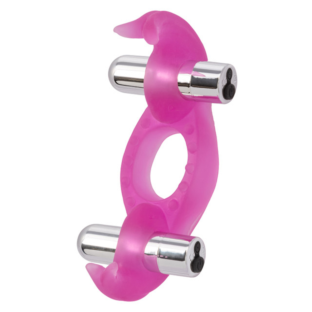 Gd0LyGDB Silicone Triple Orgasm Erection Enhancer Pink Rechargeable - Image 1