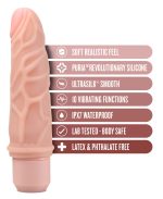Dr. Skin Silicone - Dr. Robert - 7 Inch Vibrating Dildo -Beige - Image 8
