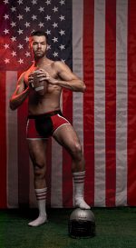 Retro Sport Panel Short - Small - Black/ Red - Image 8