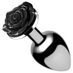 Black Rose Anal Plug - Small - Image 2