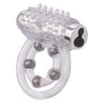 Maximus Enhancement Ring 5 Stroker Beads Rechargeable Clear - Image 2
