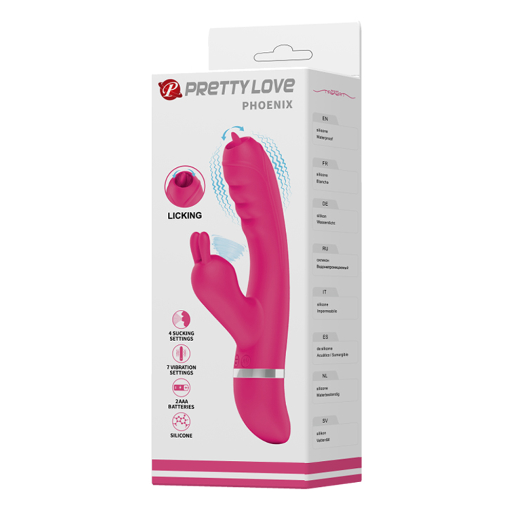 Gw9hjGAJd26UbmXUta74KfCWcHSFVHQ5 Pretty Love Phoenix Licking Rabbit - Pink - Image 1