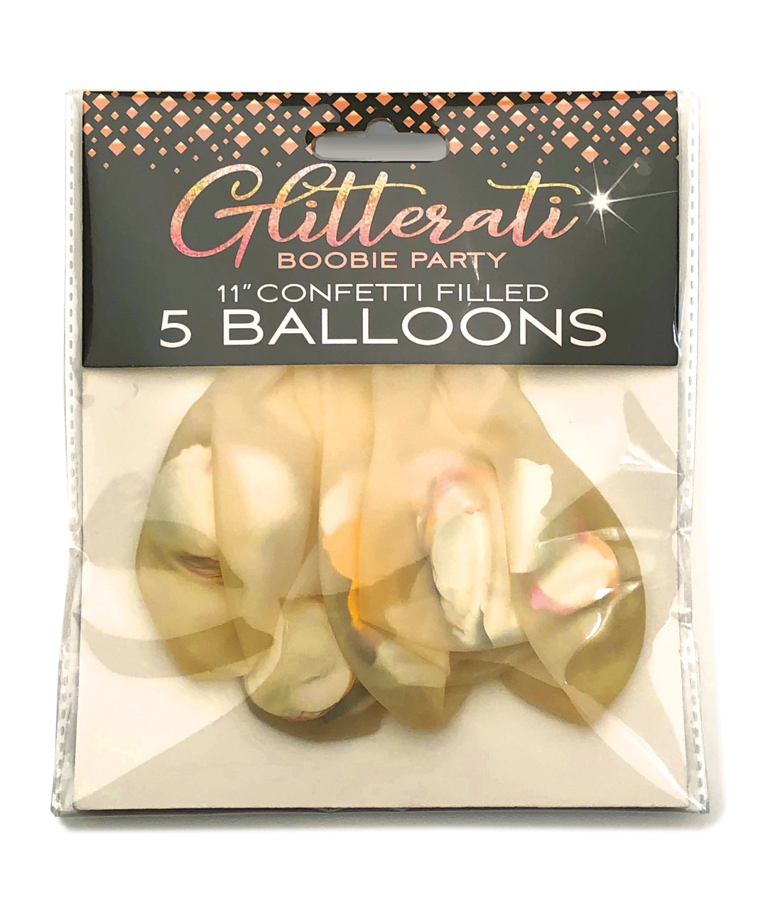 H4DZIM4LGGt9mNUNJOVNKDVTMFC0A68Q Glitterati Boobie Confetti Balloons - Image 1