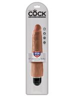 King Cock 9" Vibrating Stiffy - Tan