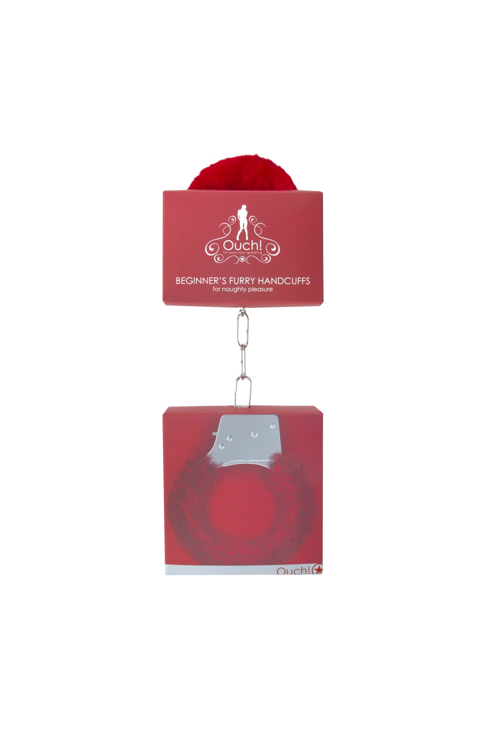 H9RFhTMo1hb99kelvfd2umTHBM0QMo3g Beginner's Furry Handcuffs - Red - Image 1