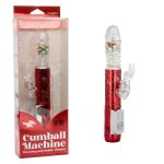 Naughty Bits Cumball Machine Thrusting Jack Rabbit Vibrator - Red - Image 12