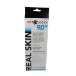 Real Skin 9" Dual Layer Dildo - Light Brown - Image 3