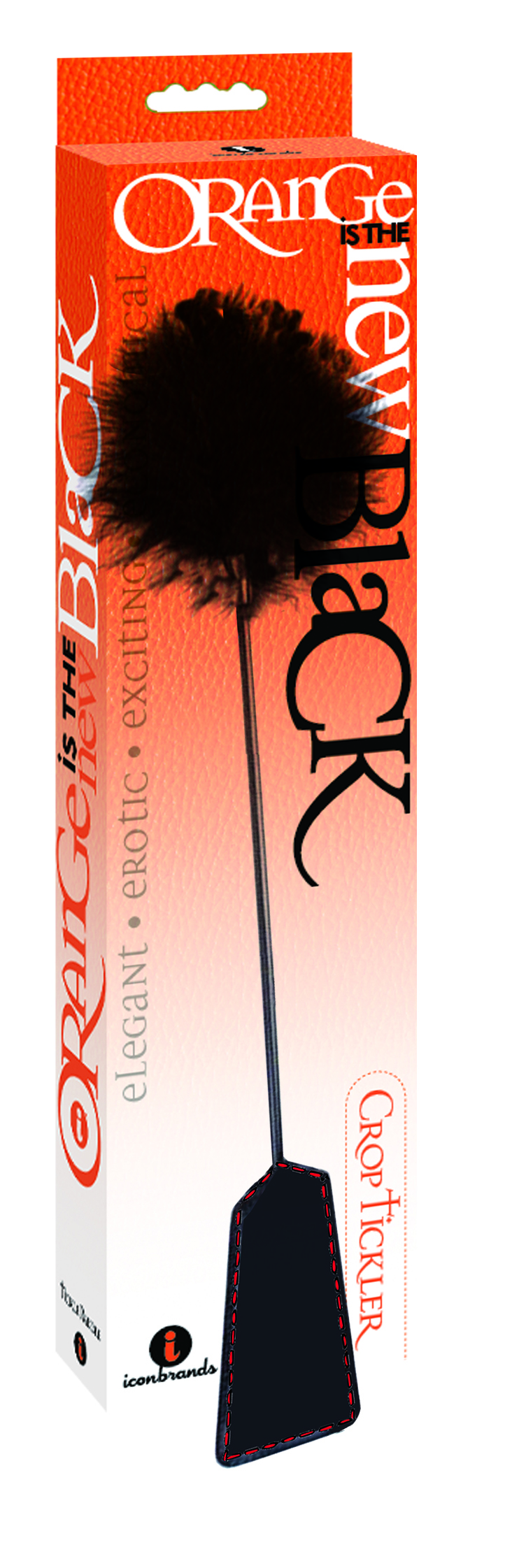 HWZqGfru1XTA3DErV0H4o9atMSz161vF Orange Is the New Black Riding Crop and Tickler - Image 1