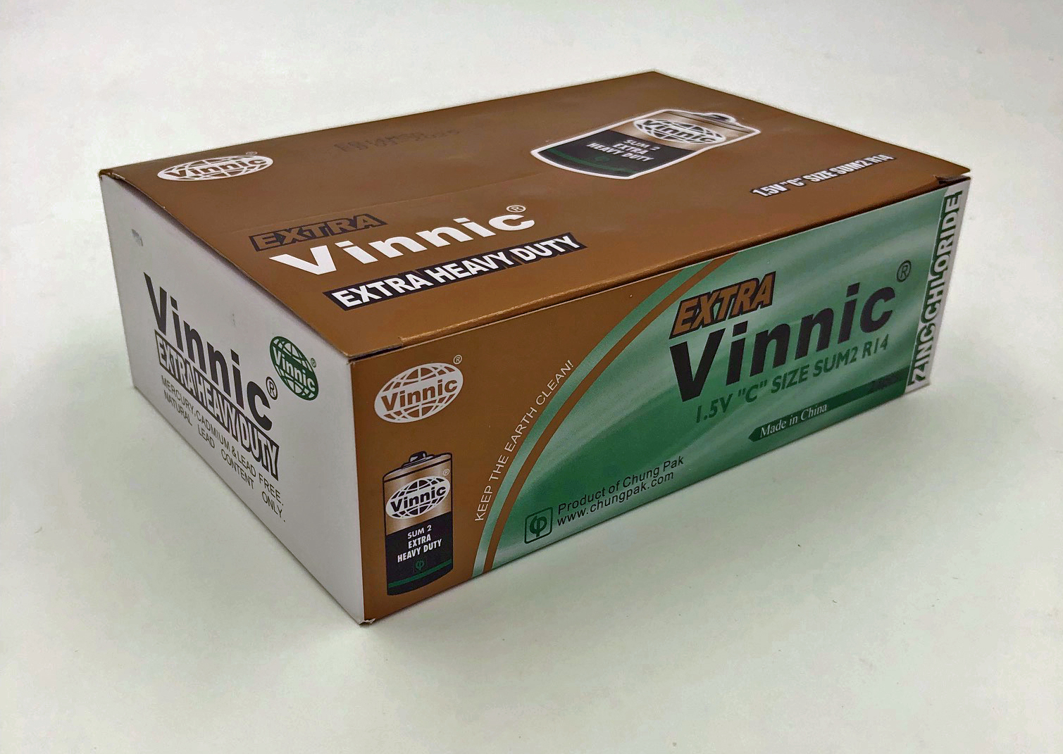 Hh3kxorPhpKp1cZY3IYOLpbbkiquS9Bf Vinnic Extra Heavy Duty C Batteries - 24 Pcs. Box - Image 1