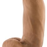 Dr. Skin Silicone - Dr. Samuel - 7 Inch Dildo With Suction Cup - Mocha