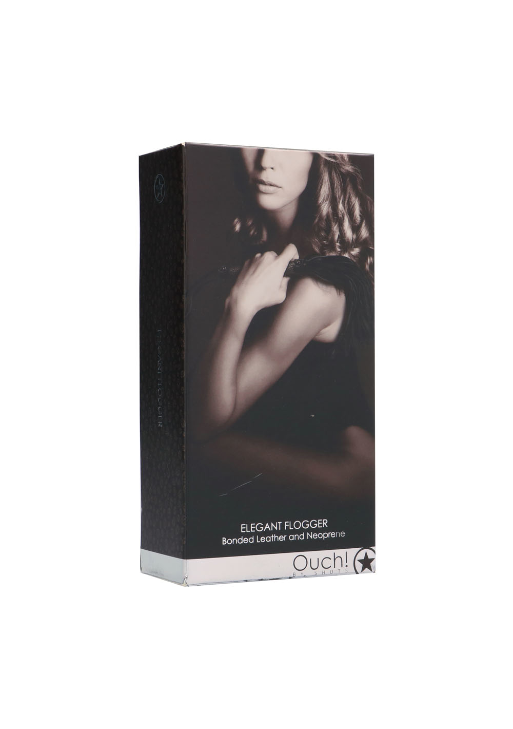 OU244GRY - Shots - Ouch! Elegance - Ouch - Elegant Flogger - Tit Ouch - Elegant Flogger - Titanium Grey - Image 1