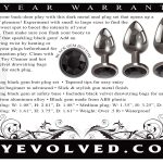 Black Gem Anal Plug Set