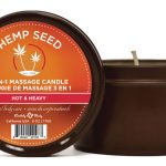 3 in 1 Massage Candle - Hot and Heavy - 6 Oz - Hemp Seed