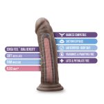 Au Naturel - 8 Inch Dildo With Suction Cup - Chocolate - Image 7