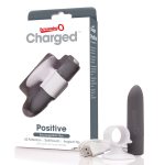 Charged Positive Rechargeable Vibe - Grey - Image 6