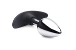 Dark Invader Metal and Silicone Anal Plug - Medium - - Image 5
