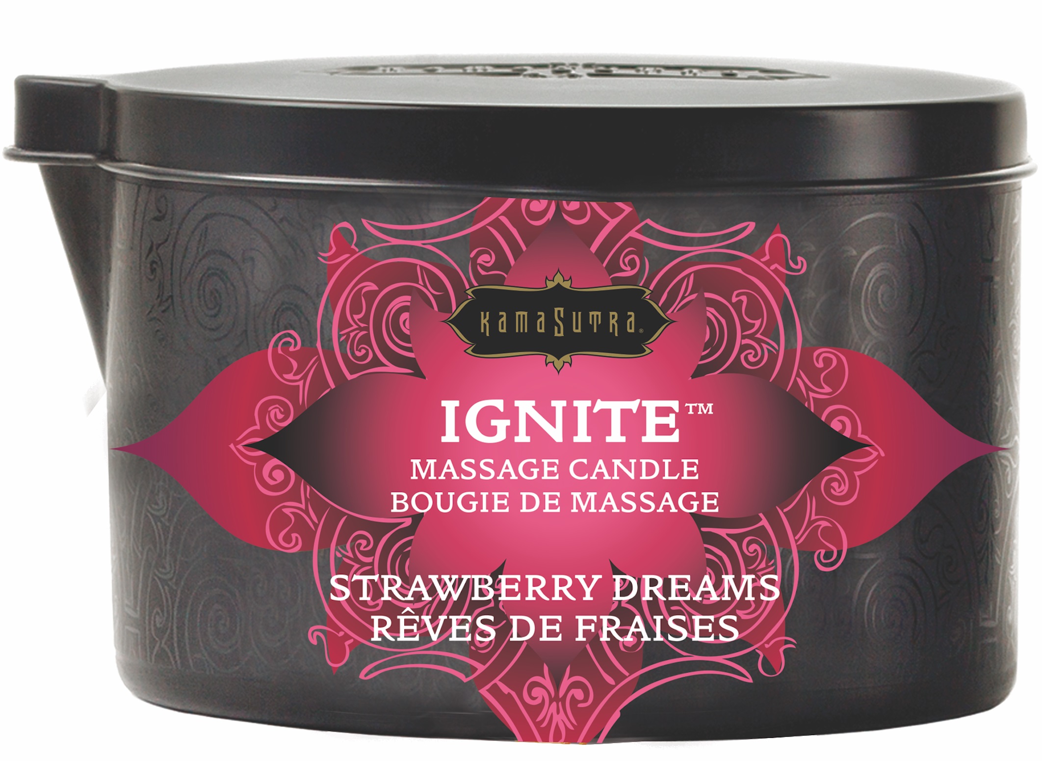 IA8Vt02HJQo6LaL5j26vqXaXlnTiW19U Ignite Strawberry Dreams Massage Candle - 6 Oz. - Image 1