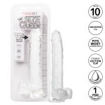 Size Queen 10 inch/25.5 Cm - Clear - Image 11