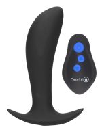 E-Stimulation and Vibration Butt Plug With Wireless Remote Control - Black - Image 3