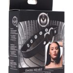 Dark Heart Chrome Heart Black Choker - Black